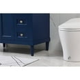 thumbnail image 5 of Elegant Decor Bennett 36" Aluminum MDF Single Bathroom Vanity in Blue, 5 of 8