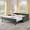 Grey Polyester Full, variant on JUYG Twin Daybed with USB Charging and Pull-Out Extendable Bed