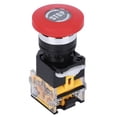 thumbnail image 4 of Push Button,3PCs Emergency Stop Push Push On Off Button Switch Luxury Finish, 4 of 7