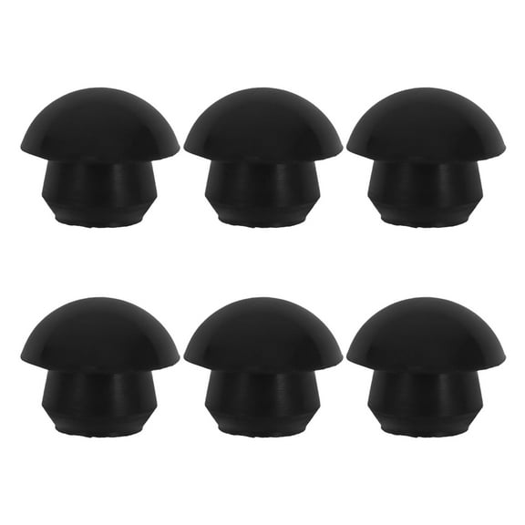 6Pcs Universal Hydraulic Jack Oil Plugs Rubber Filler Plugs for Horizontal Vertical Jacks Car Engine Oil Drain Plug Black