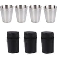 thumbnail image 1 of 12st Höftflaskkoppar Rostfria Shotglasögon 30ml Dricka, 1 of 4