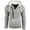 Grey, variant on Men's Coats And Jackets Hooded Men's Sweater Hooded Pullover Sweatshirt Long Sleeve Knitted Jacket Red L JE