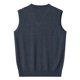 thumbnail image 3 of pstuiky Camiseta sin mangas para hombre, Suéter elástico de cuello redondo tejido en color liso para hombre Camisas para hombres m, 3 of 3