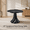 Black 91, variant on Adjustable Side Table with Natural Marble Base, Small Tea Martini Table Gold and Black for Living Room Display and Storage