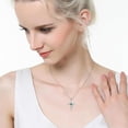 thumbnail image 4 of AOBOCO Stethoscope Cross Pendant Necklace Nursing Stethoscope Neckalce Graduation Gift for Women, 4 of 10