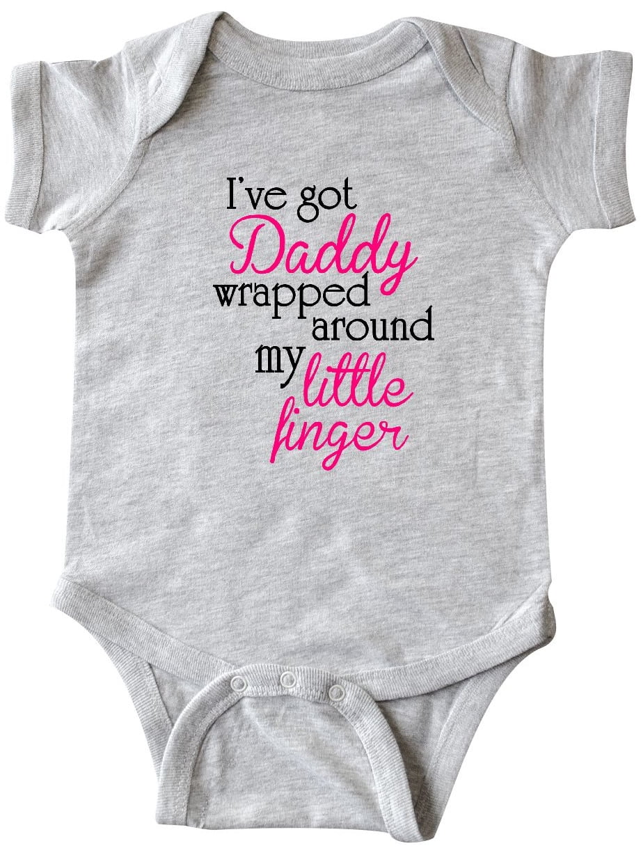 inktastic Ive Got Daddy Wrapped Around My Little Finger Toddler T-Shirt