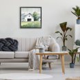 thumbnail image 3 of Stupell Industries Rustic Lodge Farm Home White Barn Black Floating Frame Canvas Art, 18 x 18, by Kim Allen, 3 of 8