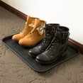 thumbnail image 2 of Stalwart All-Weather Indoor/Outdoor Boot Tray with Raised Edge, Black, 2 of 7