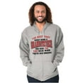 thumbnail image 5 of Grandpa's Had Enough Grandfather Zip Hoodie Sweatshirt Men Brisco Brands M, 5 of 6
