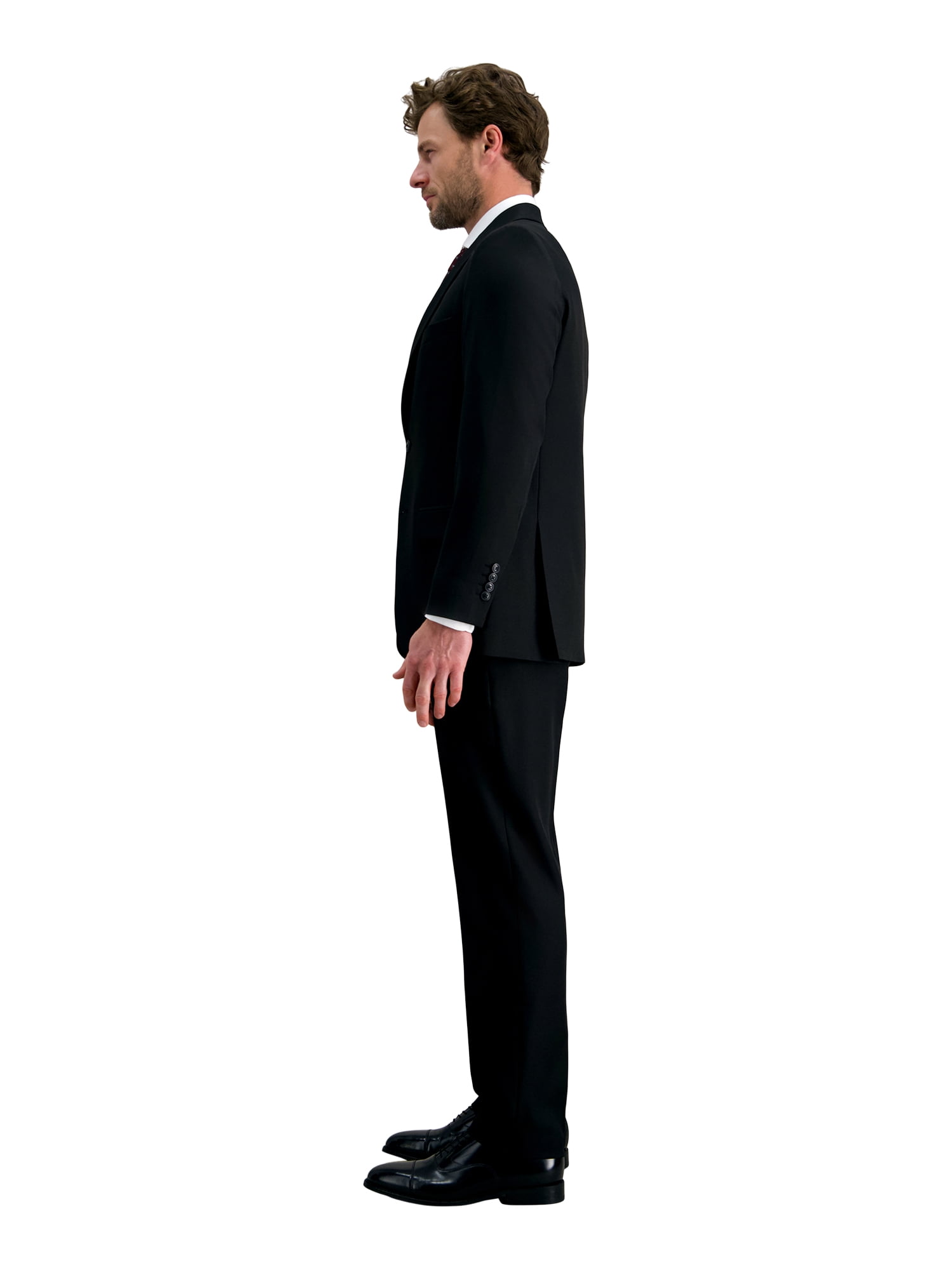 George Men's Comfort Stretch Suit Separates Jacket, Straight Fit 40-60 Size Range