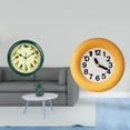 thumbnail image 2 of Reloj de pared con sonido de pájaro cantor, redondo, silencioso, con marco de madera y números , funciona con pilas, ideal para dormitorio, sal, 2 of 8