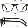thumbnail image 4 of LifeArt Blue Light Blocking Computer Reading Glasses with Transparent Lens for Women/Men, 4 of 10