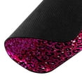 thumbnail image 3 of WIRESTER 8.66x7.08 in Rectangle Mouse Pad with Non-Slip Rubber Base for Computers, Laptop, Office & Home - Hot Pink Glitter Sparkle With Black Pink Glitter Leopard, 3 of 5