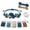 Style D, variant on Bracelet Making Kit with Animal Shaped Beads, DIY Jewelry Craft Set for Adults & Beginners, Adjustable Cord Beading Kit with Instructions(Style E)Q