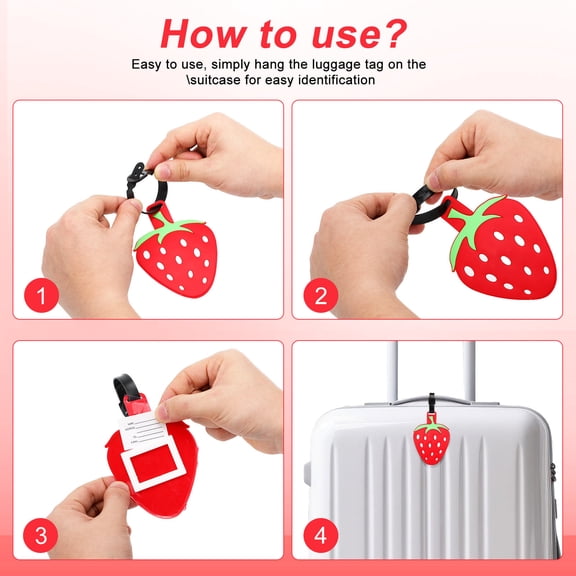 HOOWIFFY Luggage Holder with Craftsmanship for Suitcase Identification and Stylish Decoration