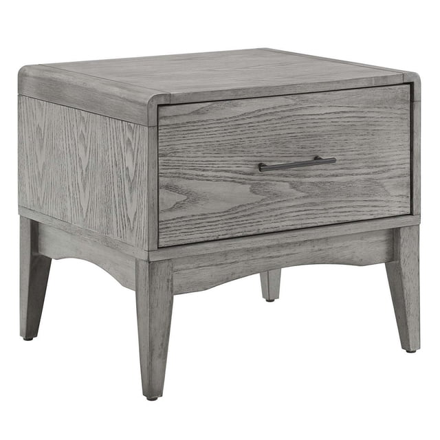 Modway Table de Chevet en Bois Georgia Gris