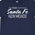 thumbnail image 4 of Inktastic From Santa Fe New Mexico in White Distressed Text Boys or Girls Baby T-Shirt, 4 of 5