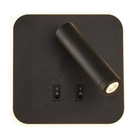 

KASPAR LED Wall Lamp With Switch 3W Spotligh 7W Backlight Free Rotation Indoor Wall Light For Home Bedroom -------- Waterproof Robust Construction