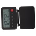 thumbnail image 6 of ETHZZLE Compact Black Bedside Table Clock with Silent Movement and Multifunctional Display, 6 of 8
