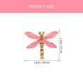 thumbnail image 3 of 10pcs Tiny Dragonfly Charms Insect Charms Resin Charm Embellishments for Crafting, 3 of 8