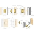 thumbnail image 4 of Model Keyed Deadbolt for Storm and Screen Doors, 4 of 4