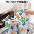 thumbnail image 5 of Pioneer Flower Floral Print Pattern Bathroom Rugs Mat, Non Slip Microfiber Bathroom Rug with Rubber Backing, Soft Mats for Bathroom Floor Tub Shower, 24"x60", 5 of 5