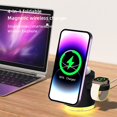 thumbnail image 4 of XGFHYJEH Charging Station, Wireless Charging Station, Charging Station for Multiple Devices, Wireless Charging, 15W Charge Station, Wireless Charge, for Android, Iphone, Apple, Samsung, Ipad, 4 of 7