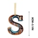 thumbnail image 3 of Adorno colgante de acrílico de 26 letras S, 3 of 8