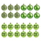 thumbnail image 1 of Yuarrent Adornos de bolas de Navidad de 24 piezas, aplicación amplia, decoración efectiva duradera y confiable Kits de decoración para fiestas fruta verde, 1 of 6