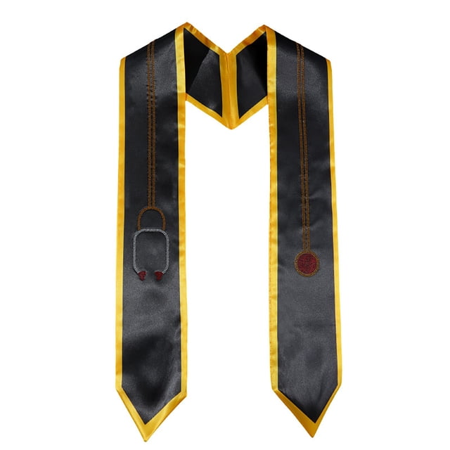 WEAIXIMIUNG 16 Oz Boxing Gloves Senior Year Ribbon Scarf Casual Solid Color Scarf Belt Stole