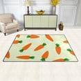thumbnail image 3 of SKYSONIC Lightweight Soft Area Rugs Fresh Carrot Floor Mat for Kids Playing Room Hardwood Floor Living Room Nursery Rugs, 60x39 in, 3 of 6