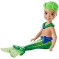thumbnail image 1 of Muñeca Barbie Dreamtopia Chelsea Merboy 6.5 pulgadas Verde, 1 of 2