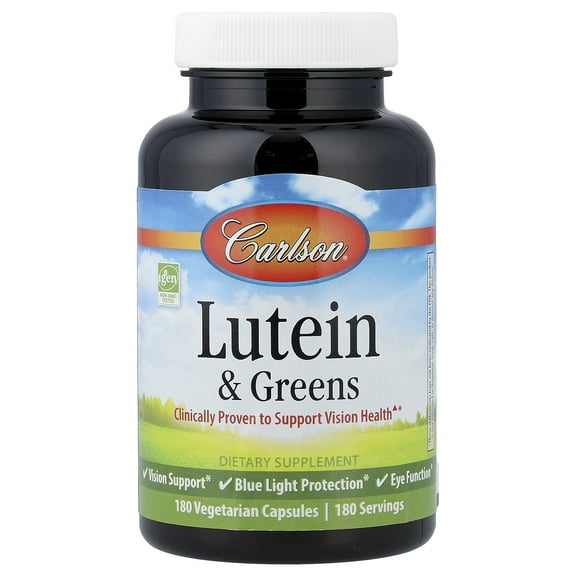 Carlson Lutein & Greens, 180 Vegetarian Capsules