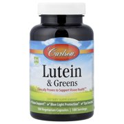 Carlson Lutein & Greens, 180 Vegetarian Capsules