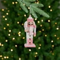 thumbnail image 3 of Northlight Nutcracker Soldier Christmas Ornaments - 3.25" - Pink and White - Set of 6, 3 of 9