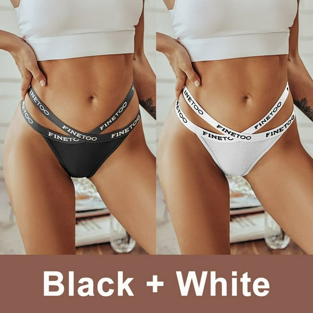 2 Unids/Set Bragas De Algodón Lencería Sexy Ropa Interior G-string Calzoncillos Mujer Pantys Niñas Tangaspangjing