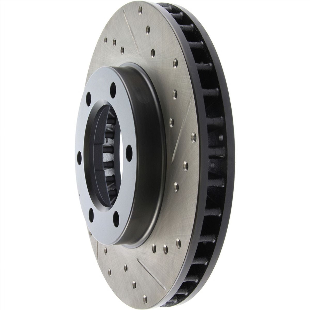 StopTech Sport Cryo Drilled & Slotted Brake Rotor; Front Left