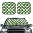 thumbnail image 2 of Haiem Happy Watermelon Car Windshield Sun Shade (2 Pieces) Foldable Windshield Sun Shade Car Accessories for Truck SUV Pickup-Medium, 2 of 7