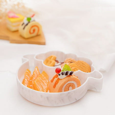 

Homeex Children s Complementary Food Straw Eating Bowl Marbled sheep