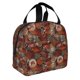 thumbnail image 2 of Easygdp Coffee Stamp Bolsa Térmica Premium - Tela Oxford Impermeable, Gran Capacidad, Bolsillo Frontal, Unisex para Trabajo, Escuela, Actividades al Aire Libre y Picnics, 2 of 8