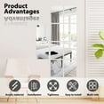 thumbnail image 6 of 16Pcs Mirror Sheets Self Adhesive Elegant Acrylic Mirror Sheets Flexible Peel and Stick Mirrors Self Adhesive Wall Mirrors Tiles for Bedrooms Living Rooms, 6 of 11