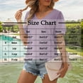 thumbnail image 3 of Summer Oversize Shirts for Womens Fashion Causal Vintage Solid Color Blouse Short Sleeve T-Shirt Top, 3 of 6