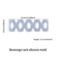 thumbnail image 3 of Molde De Silicona Estante De Almacenamiento De Vino Bandeja De Almacenamiento De Huevos Molde Estante De Bebidas Molde De Silicona Para Encimeras De Cocina Despensa Nevera 3 Uds Yuarrent HA016976-00, 3 of 7