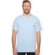 thumbnail image 1 of Camiseta Nautica para hombre, cuello redondo liso con bolsillo, color azul, talla S, 1 of 3