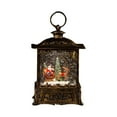 thumbnail image 2 of Christmas Snow Globe Lantern Musical, Snow Globes USB&Battery Powered Rotating Glittering Water With Timer Vintage Christmas Decorations Home Decor Gifts, 2 of 9