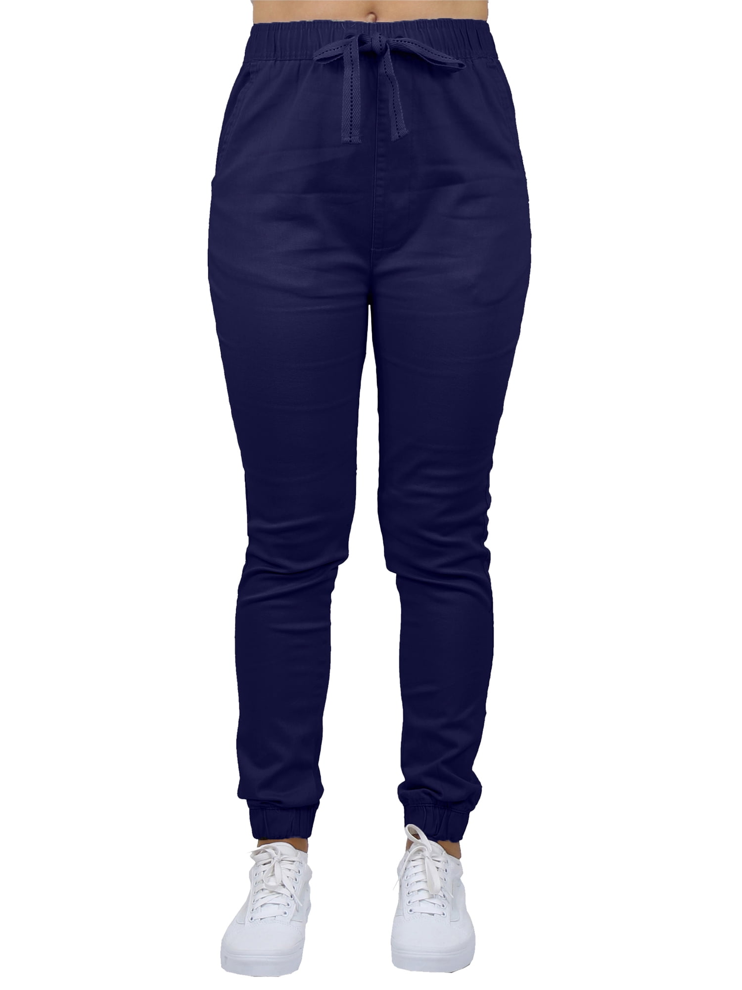 GBH - GBH Women's Slim-Fit Cotton Twill Jogger Pants (S-2XL) - Walmart.com - Walmart.com