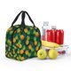 thumbnail image 5 of Easygdp Pineapples with Palm Leaves Bolsa Térmica Premium - Tela Oxford Impermeable, Gran Capacidad, Bolsillo Frontal, Unisex para Trabajo, Escuela, Actividades al Aire Libre y Picnics, 5 of 8