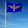 thumbnail image 2 of Dutern Double Sided Army Aviation Branch Plain Flag Military Banner 3 Ply with Brass Grommets 2x3 Feet, 2 of 4