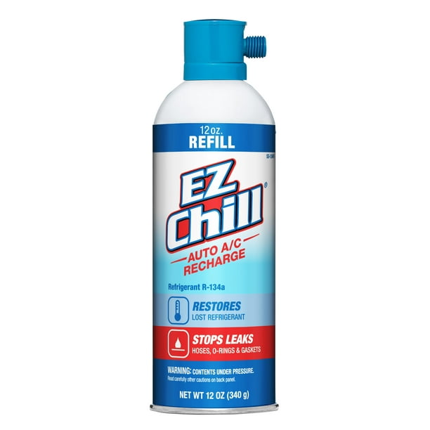 EZ Chill Refrigerant R134a With Oil And Leak Sealer (12 ounces)