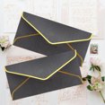 thumbnail image 4 of GOOHOCHY 10pcs Compact Invitation Envelope Black Iridescent Paper Retro European Style for Bridal Shower, 4 of 8